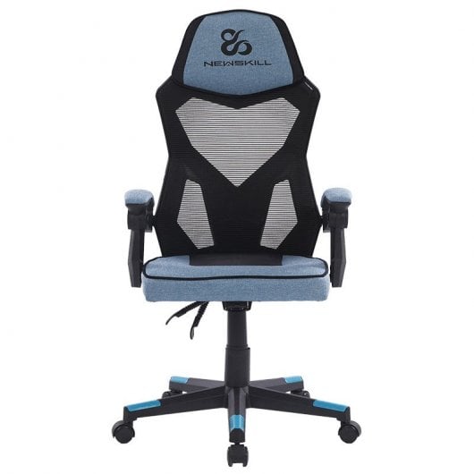 Sedia da gaming Newskill Eros con rete ergonomica blu