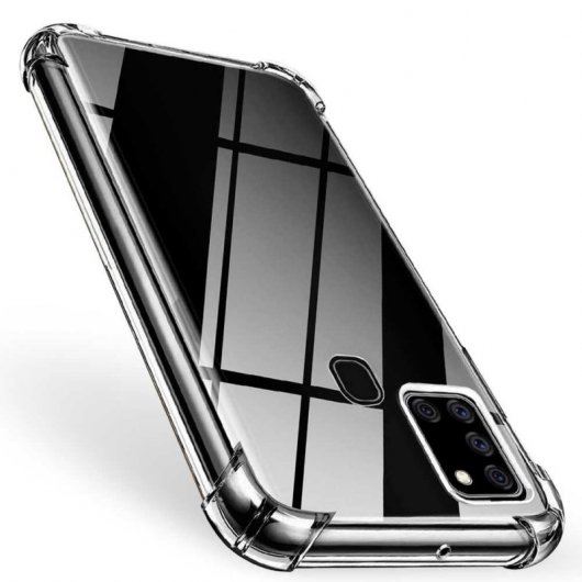 OcioDual Funda Silicona Esquinas Reforzadas Transparente para Samsung Galaxy A21s