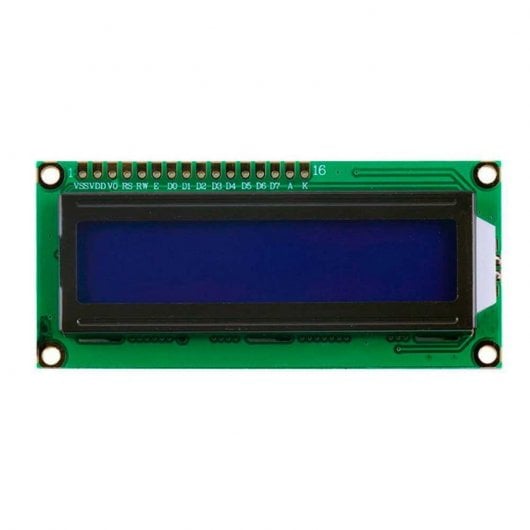 OcioDual Pantalla LCD Fondo Azul 16x2 HD44780 para Arduino