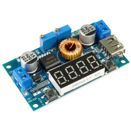 OcioDual régulateur de tension convertisseur voltmètre DC 5A 75W affichage XL4015 pour Arduino