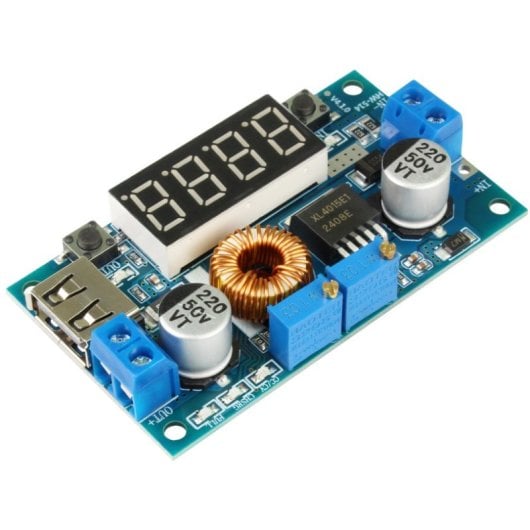 OcioDual régulateur de tension convertisseur voltmètre DC 5A 75W affichage XL4015 pour Arduino