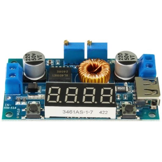 OcioDual régulateur de tension convertisseur voltmètre DC 5A 75W affichage XL4015 pour Arduino