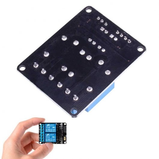 OcioDual Módulo Relé 5V 10A 2 Canales Optoacoplados para Arduino