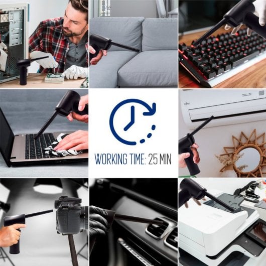 Ewent EW5604 Soplador de Aire Eléctrico Recargable 6000mAh