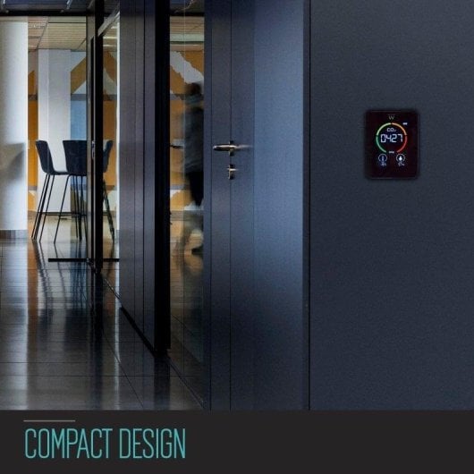 Détecteur de fumée et de gaz Ewent EW2420 Affichage numérique CO2 Température Humidité Portable