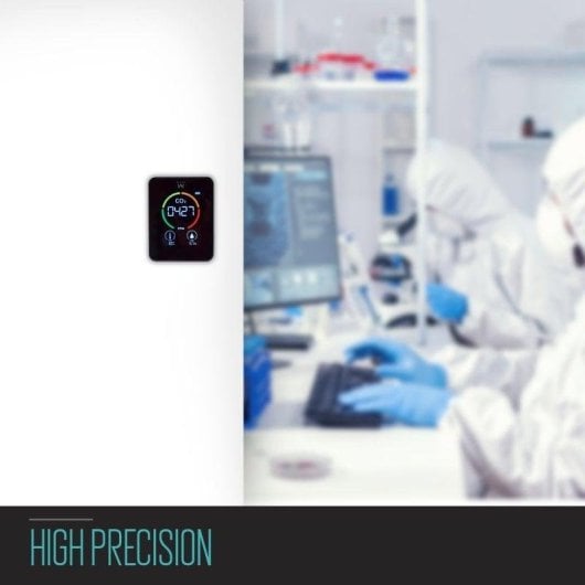 Détecteur de fumée et de gaz Ewent EW2420 Affichage numérique CO2 Température Humidité Portable