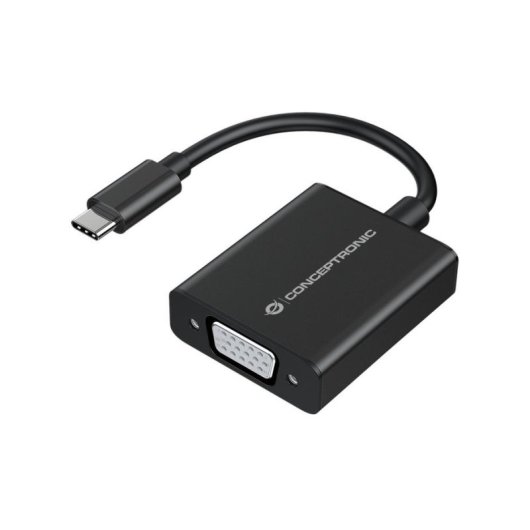 Adaptador USB-C para VGA Conceptronic ABBY05B 1080p 60Hz