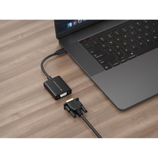 Adaptador USB-C para VGA Conceptronic ABBY05B 1080p 60Hz
