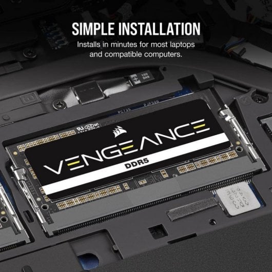 Corsair Vengeance CMSX16GX5M1A4800C40 module de mémoire 16 Go 1 x 16 Go DDR5 4800 MHz