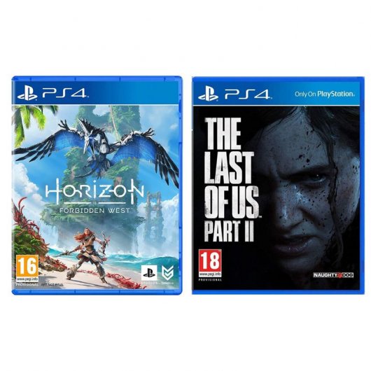 Horizon Forbidden West + The Last of Us Parte II PS4
