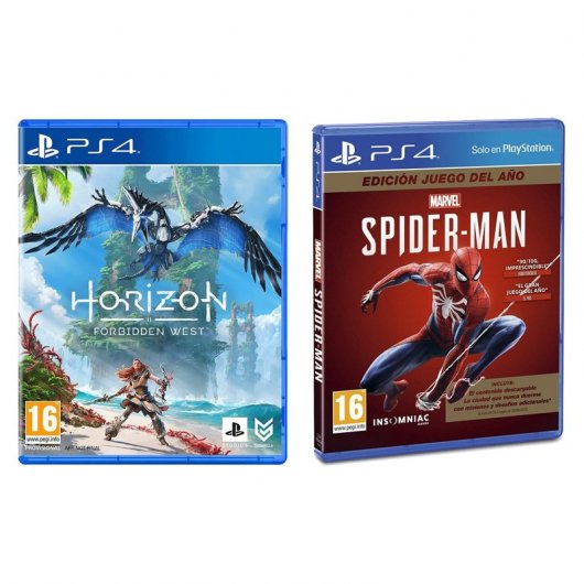 Horizon Forbidden West + Marvel's Spider-Man GOTY Edition PS4