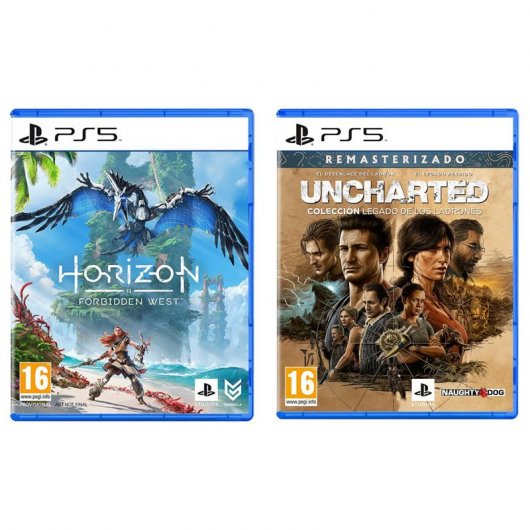 Horizon Forbidden West + Uncharted: Colección Legado de los Ladrones PS5