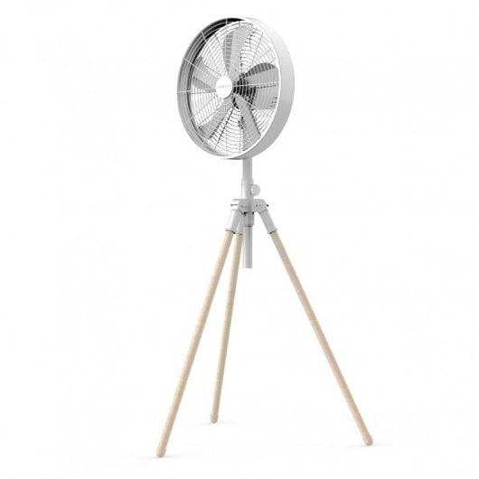 Newlux Tripod W3050 Ventilador de Pie 50W 5 Aspas Metal Blanco