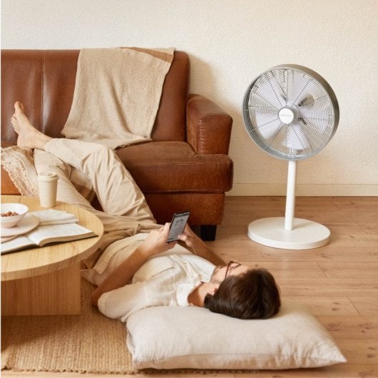 Newlux Smart W1250 Ventilador de Pie 50W 5 Aspas 40cm Altura Regulable Blanco