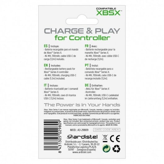 Controller Blackfire Charge & Play per Xbox Series X/S