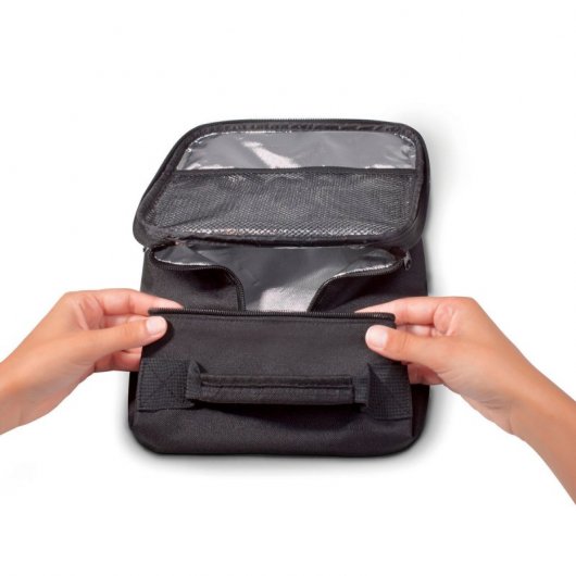 Valira Compact - Bolsa Térmica Porta Alimentos Plegable Y Flexible Negro