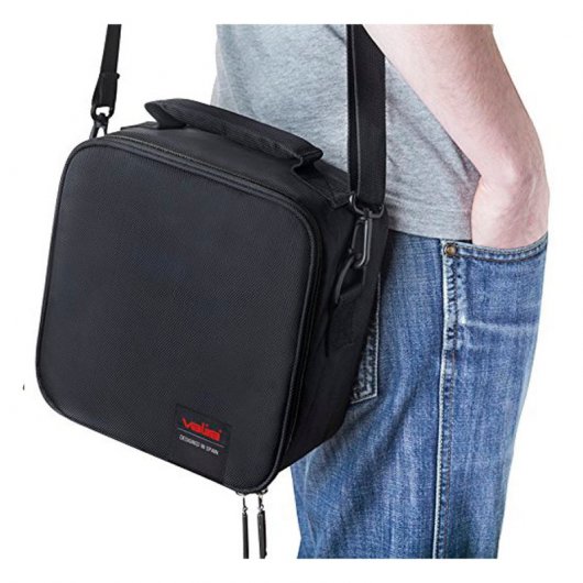 Valira Compact - Bolsa Térmica Porta Alimentos Plegable Y Flexible Negro