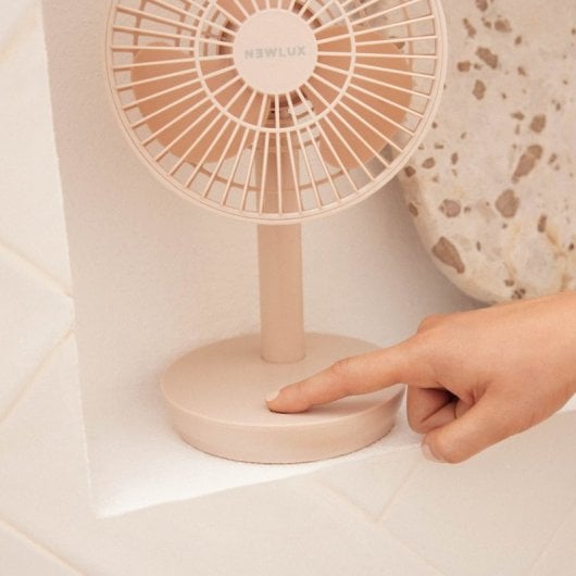 Newlux Desk W300 Mini ventilateur de bureau USB rose