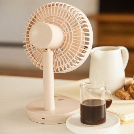 Newlux Desk W300 Mini ventilateur de bureau USB rose
