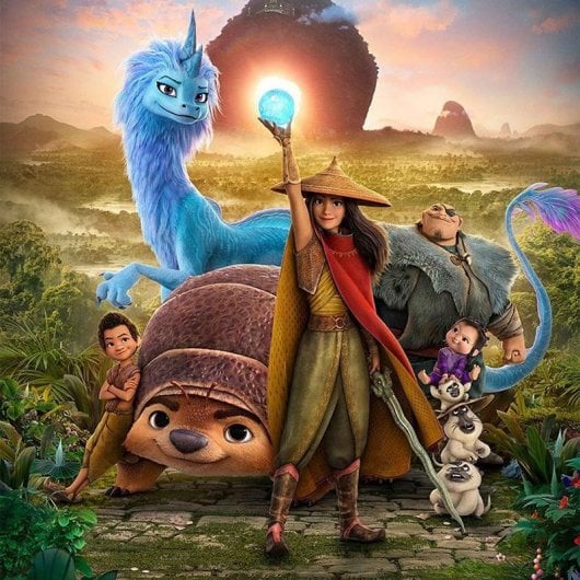 Fournier -  Baraja Shuffle Fun 4 Juegos En 1 De Raya Y El Ultimo Dragón (en Español)