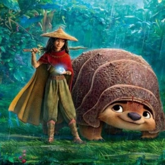 Fournier -  Baraja Shuffle Fun 4 Juegos En 1 De Raya Y El Ultimo Dragón (en Español)