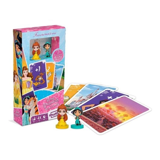 Shuffle Fun Princess - Juego De Cartas Infantil Cuentos De Princesas Con Figuras De Ariel Y Rapunzel