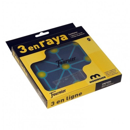 Fournier - Brettspiel, Mini-Magnet-Tic-Tac-Toe-Brett