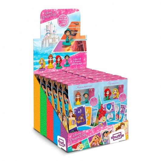 Shuffle Fun Princess – Kinderkartenspiel: Wettlauf zum Palast mit Belle- und Jasminfiguren