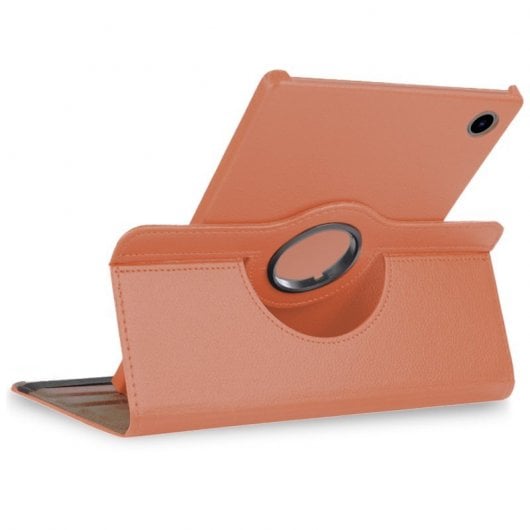 Coole Roségoldene glatte Kunstlederhülle für Samsung Galaxy Tab A8 X200 / X205 10,5"