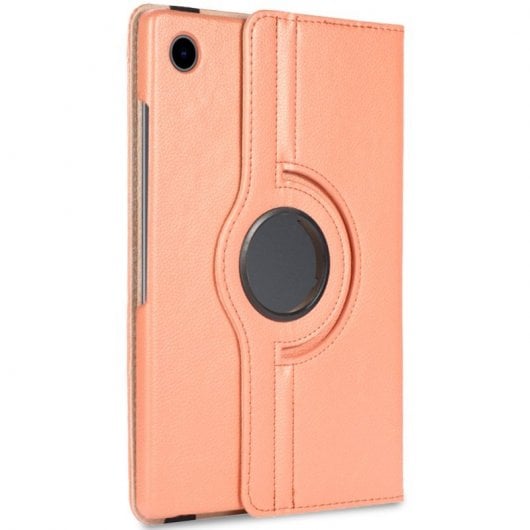 Coole Roségoldene glatte Kunstlederhülle für Samsung Galaxy Tab A8 X200 / X205 10,5"