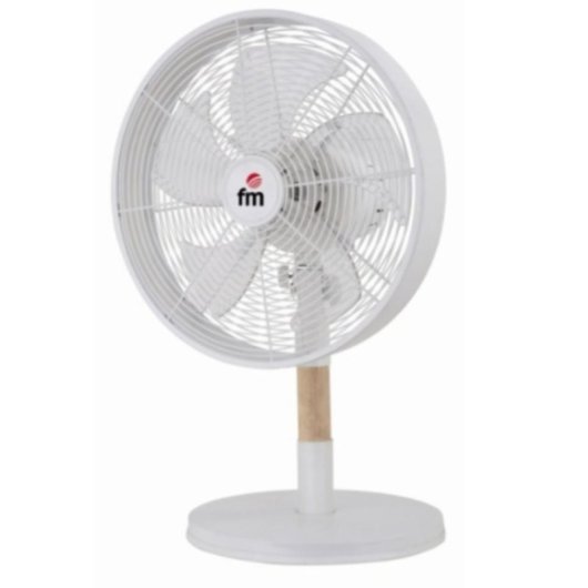 Ventilador de Sobremesa Fm Calefacción NS130 35W 3 Velocidades Oscilante Cabezal Multiorientable