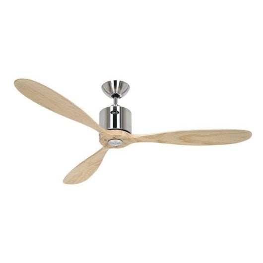 Ventilador de teto CasaFan 313247 Aeroplan Eco 30W Madeira/Cromo 132 cm DC