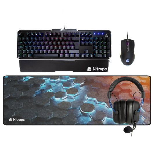 Nitropc Pack Nitro Plus Intel i9-12900KF/32GB/2TB SSD/RTX 4070 SUPER + Monitor 27" QHD 165Hz Curvo