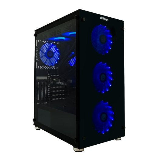 Nitropc Pack Diamond Intel i7-12700KF/32GB/2TB SSD/RTX 4060 + Monitor 27"