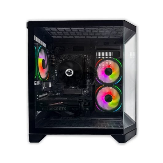 Nitropc Pack Silver AMD Ryzen 5 5500/16GB/1TB M2/RTX3050 6GB/Monitor 24"/Windows 11/WiFi USB
