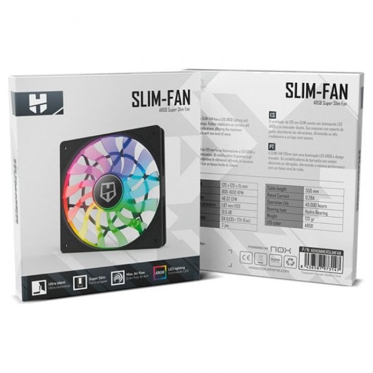 Nox Hummer SLIM-Fan ARGB Lüfter 120mm