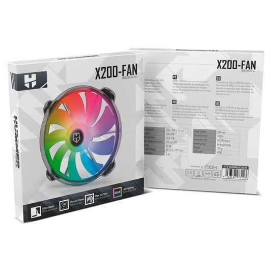 Nox Hummer X200-Fan ARGB Lüfter 200mm