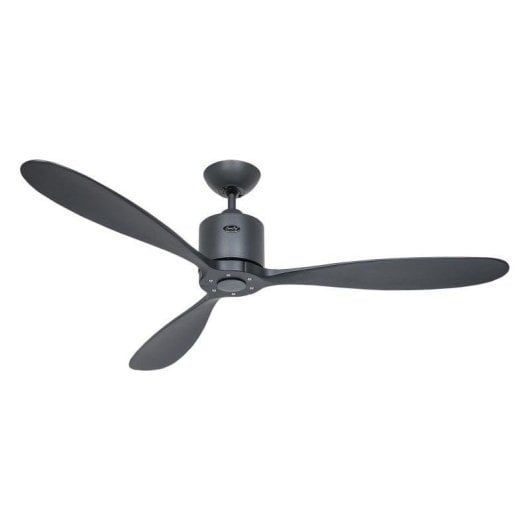 Ventilador de teto CasaFan Aeroplan Eco motor DC luz comando 132cm cinza basalto
