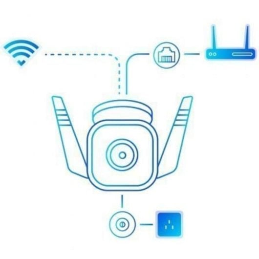 Caméra de surveillance TP-Link TC65 2K Vision Nocturne Extérieure Contrôle Vocal Audio Bidirectionnel