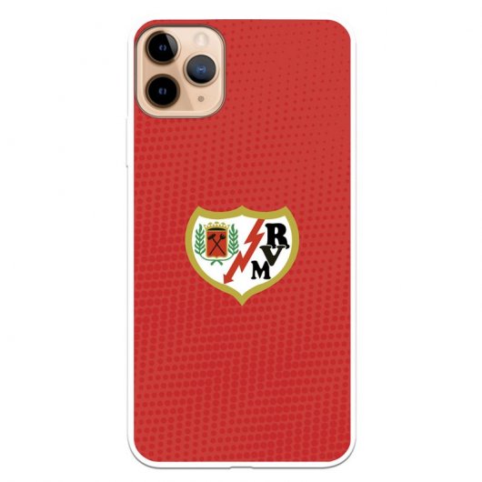 Funda Para Iphone 11 Pro Max Del Rayo Vallecano Escudo Fondo Rojo ...