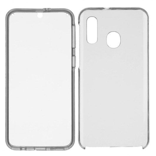 Funda para móvel La Casa de las Carcasas Cromada com Tampa Policarbonato Prateada para Samsung Galaxy A40