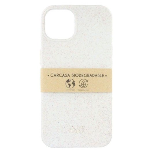 Funda para móvil La Casa de las Carcasas Biodegradable Ajuste Perfecto Blanco para iPhone 13