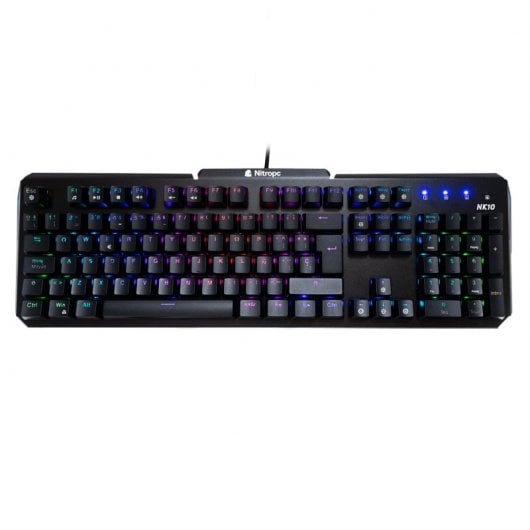 Nitropc NK10 Teclado Optomecánico Gaming RGB Switch Blue