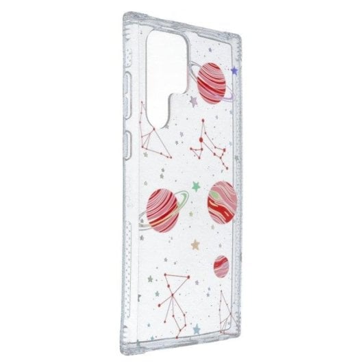 Funda para móvel La Casa de las Carcasas Iridiscente Design Silicone Iridescente Ajuste Máximo para Samsung Galaxy S22 Ultra