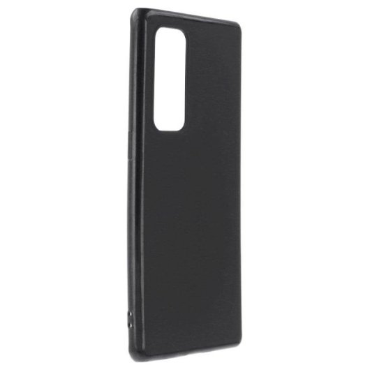 Funda para móvil La Casa de las Carcasas Silicona Lisa Negra para Oppo Find X3 Neo