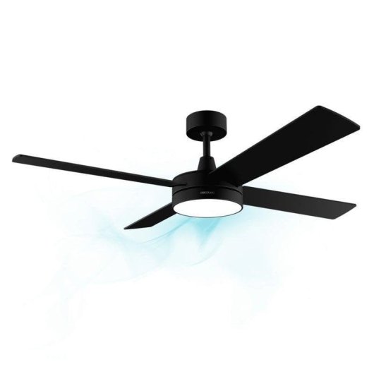 Cecotec EnergySilence Aero 5200 Black Line Ventilador de Techo con Luz LED y Mando 60W
