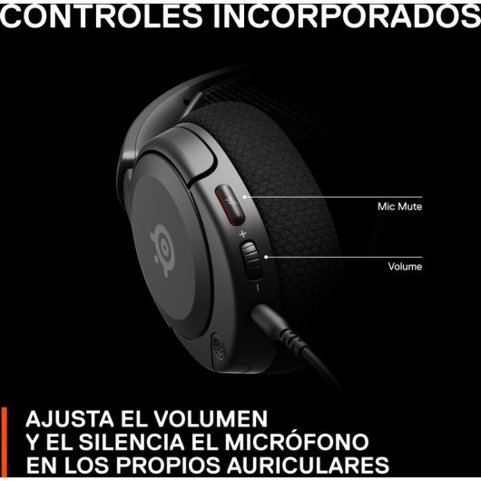Auriculares SteelSeries Arctis Nova 1 met kabel 3,5 mm Gaming Noise Cancelling Zwart