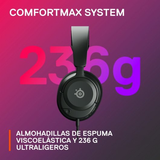 Auriculares SteelSeries Arctis Nova 1 met kabel 3,5 mm Gaming Noise Cancelling Zwart
