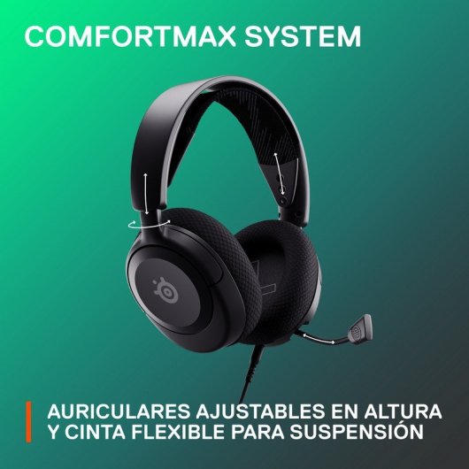 Auriculares SteelSeries Arctis Nova 1 met kabel 3,5 mm Gaming Noise Cancelling Zwart