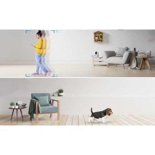 Caméra de surveillance Nivian NVS-IPC-IS4 2K Vision Nocturne Intérieure Détection IA Contrôle Vocal Audio Bidirectionnel